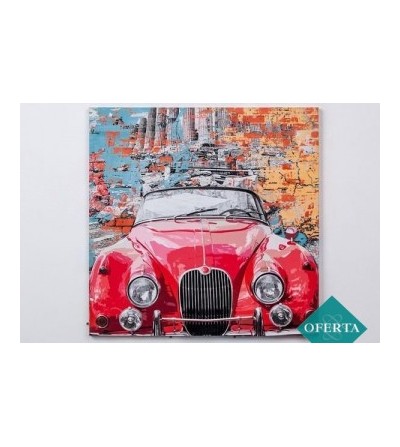 LIENZO COCHE SERIGRAFIADO 40 X 40
