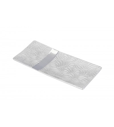 CENTRO RECTANGULAR  PLATEADO
