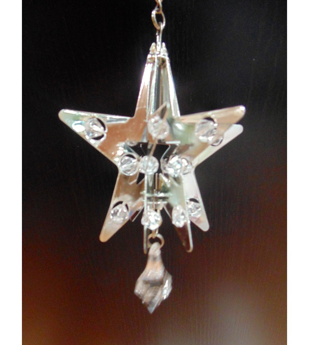 COLGANTE DE ESTRELLA CON DIAMANTES&nbsp